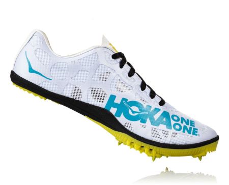 Hoka Rocket MD Track Spikes Barbati - Cuie Atletism Negrii / Albastri | RO-efuYQv1